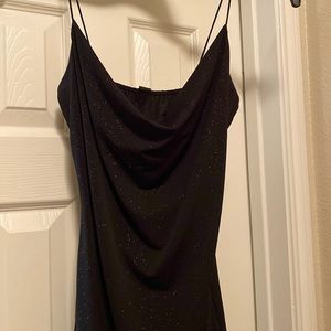 BLACK SPARKLE DRESS